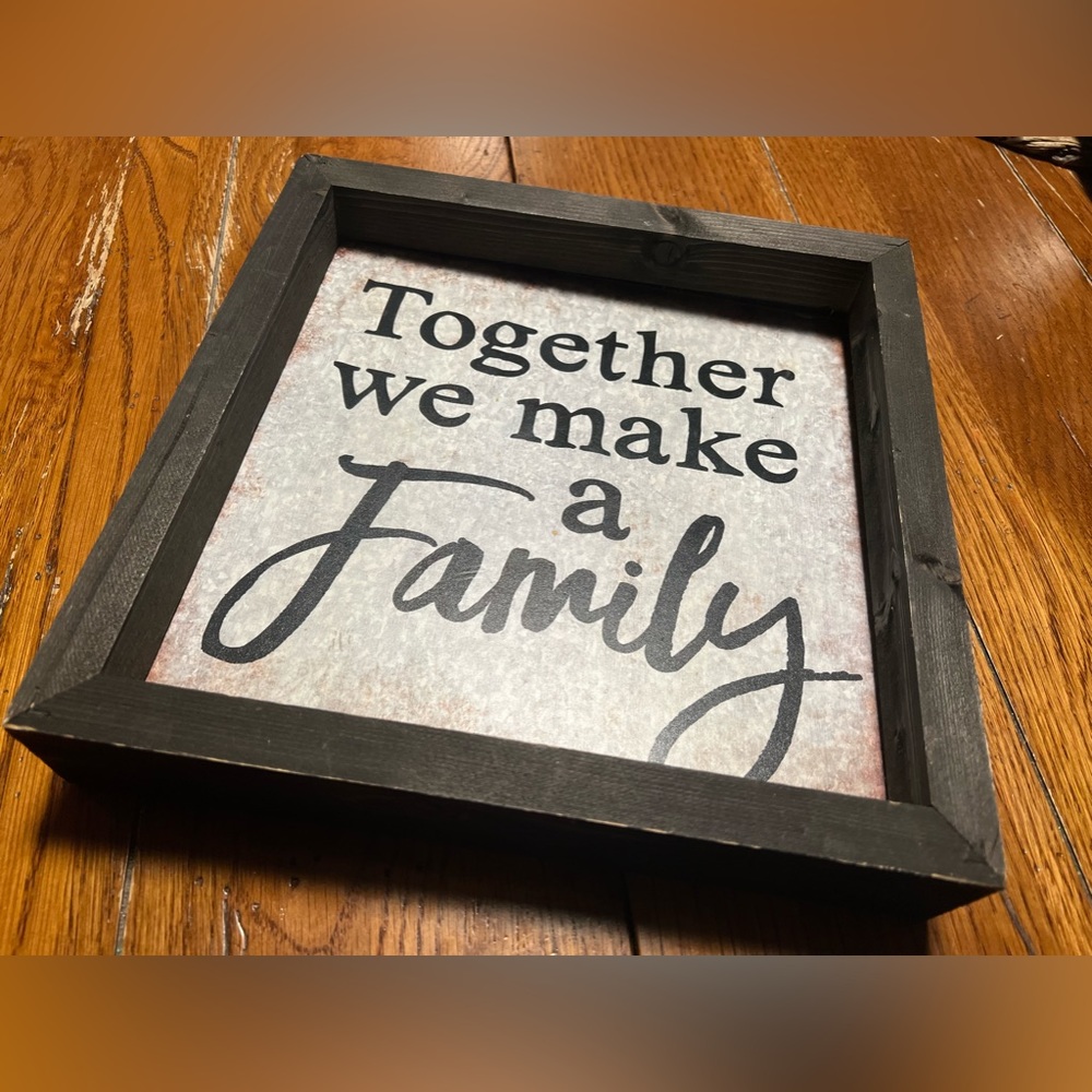 Wood/Galvanized Sign